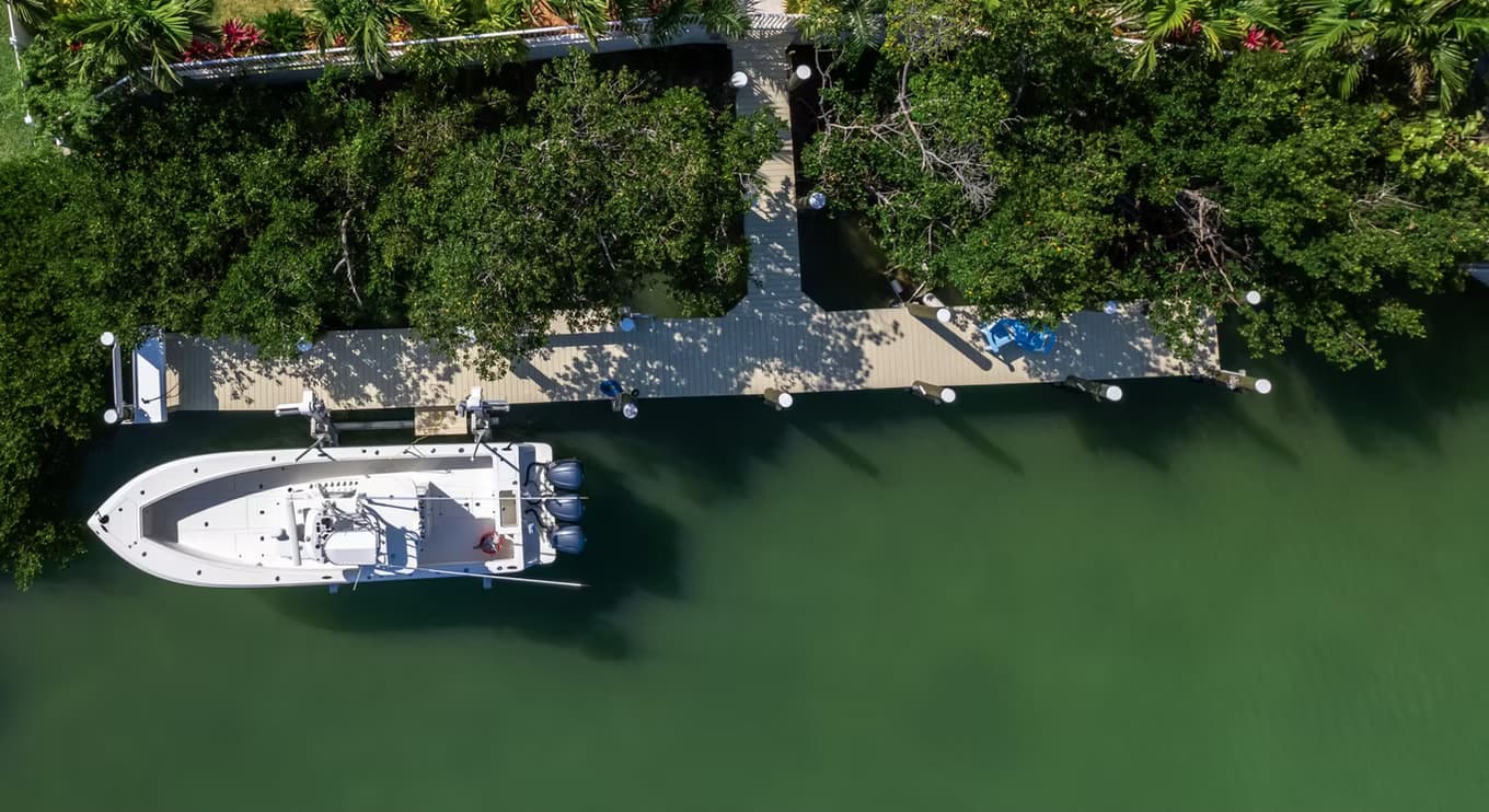 Residential dock and boat lift engineering in Marathon, Florida Keys