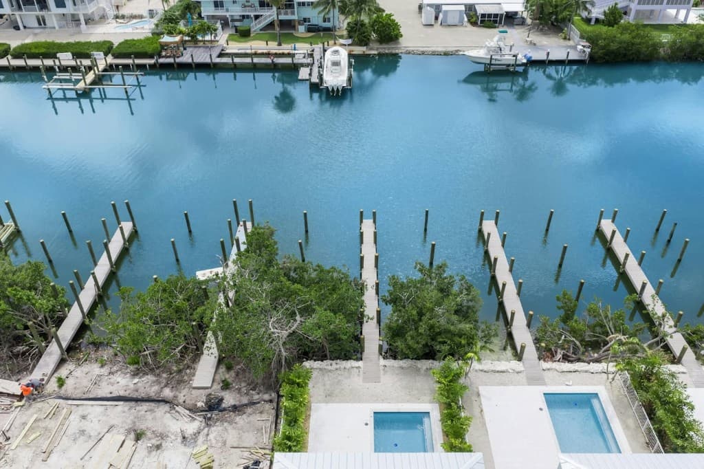 Marine engineering for canal-front dock development in the Florida Keys