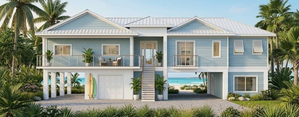 Residential engineering for a custom coastal home in the Florida Keys
